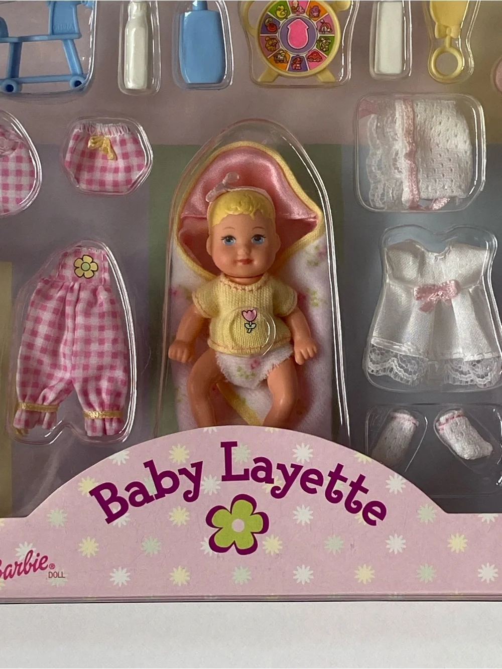 Vintage 1999 Mattel Krissy Baby Layette Baby Sister of Barbie New in Box